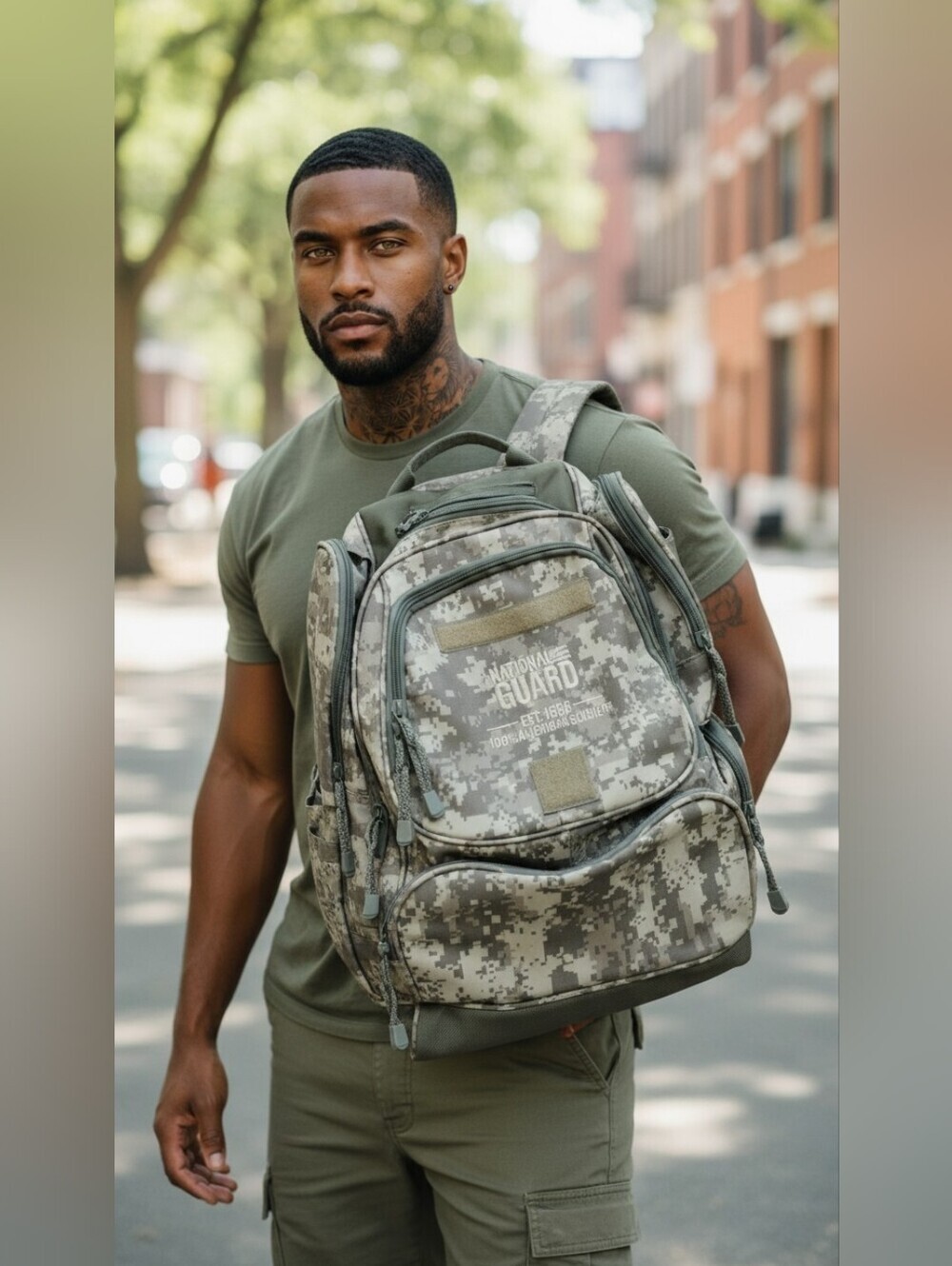 US Military MOLLE ACU Digital Camo 3-Day Assault Backpack Tactical Army Issue"
